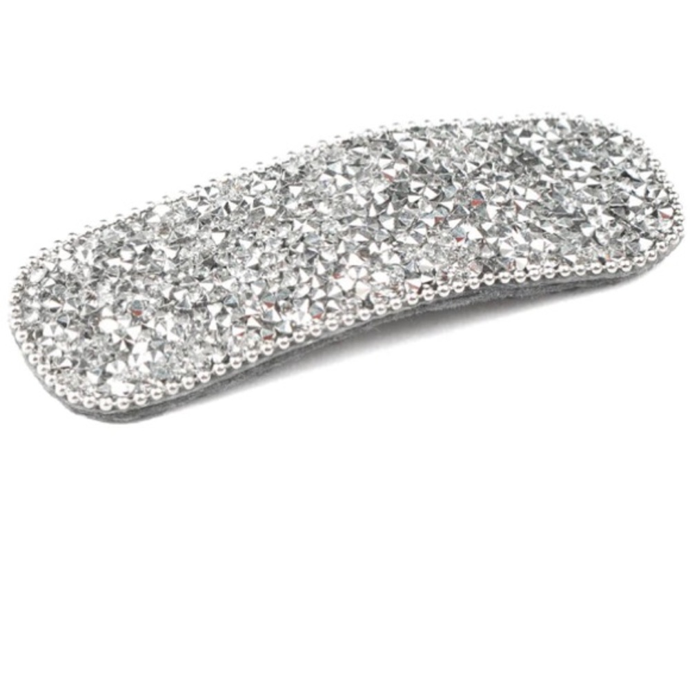 Glittery Silver Hair-clip